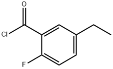 5-ethyl-2-fluorobenzoyl chloride Structure