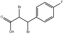 2,3-dibromo-3-(4-fluorophenyl)propanoic acid Structure