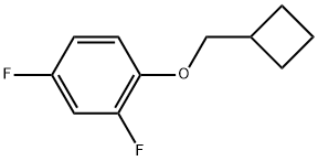 1-(cyclobutylmethoxy)-2,4-difluorobenzene Structure