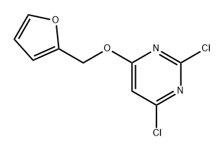 2,4-dichloro-6-[(furan-2-yl)methoxy]pyrimidine Structure