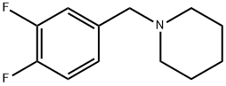 1-(3,4-difluorobenzyl)piperidine Structure