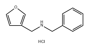 3-Furanmethanamine,?N-(phenylmethyl)-, hydrochloride (1:1) Structure