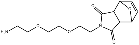 4,7-Epoxy-1H-isoindole-1,3(2H)-dione, 2-[2-[2-(2-aminoethoxy)ethoxy]ethyl]-3a,4,7,7a-tetrahydro- Structure