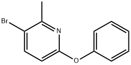 3-bromo-2-methyl-6-phenoxypyridine Structure