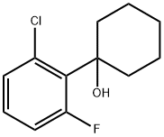 1-(2-chloro-6-fluorophenyl)cyclohexanol Structure