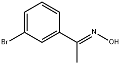 1-(3-bromophenyl)ethanone oxime Structure