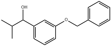 1-(3-(benzyloxy)phenyl)-2-methylpropan-1-ol Structure