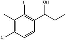 1-(4-chloro-2-fluoro-3-methylphenyl)propan-1-ol Structure