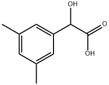 Benzeneacetic acid, α-hydroxy-3,5-dimethyl- 구조식 이미지