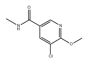 5-chloro-6-methoxy-N-methylnicotinamide Structure