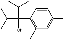 3-(4-fluoro-2-methylphenyl)-2,4-dimethylpentan-3-ol Structure