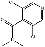 3,5-dichloro-N,N-dimethylisonicotinamide Structure