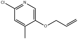 2-Chloro-4-methyl-5-(2-propen-1-yloxy)pyridine Structure