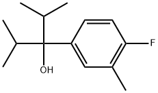 4-Fluoro-3-methyl-α,α-bis(1-methylethyl)benzenemethanol Structure