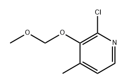 2-Chloro-3-(methoxymethoxy)-4-methylpyridine Structure