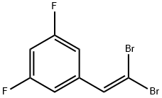 1-(2,2-dibromovinyl)-3,5-difluorobenzene Structure