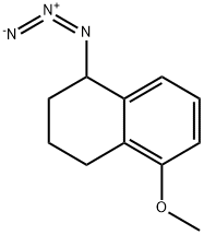 Naphthalene, 1-azido-1,2,3,4-tetrahydro-5-methoxy- Structure