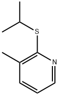 3-Methyl-2-[(1-methylethyl)thio]pyridine Structure