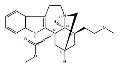 (±)-18-Methoxycoronaridine 구조식 이미지