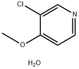 3-chloro-4-methoxypyridine hydrate Structure