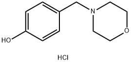 4-(morpholin-4-ylmethyl)phenol hydrochloride Structure