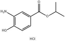 propan-2-yl 3-amino-4-hydroxybenzoate hydrochloride Structure