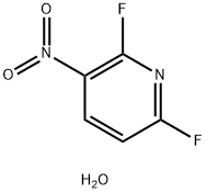 2,6-difluoro-3-nitropyridine hydrate Structure