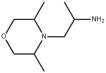 4-Morpholineethanamine, α,3,5-trimethyl- 구조식 이미지