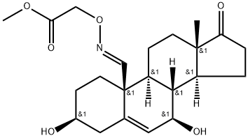 Acetic acid, [[[(3beta,7beta,19E)-3,7-dihydroxy-17-oxoandrost-5-en-19- Structure