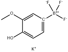 Potassium 4-hydroxy-3-methoxyphenyltrifluoroborate 구조식 이미지