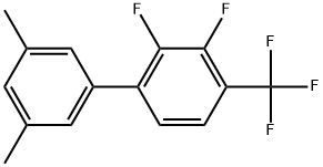 2,3-Difluoro-3',5'-dimethyl-4-(trifluoromethyl)-1,1'-biphenyl Structure