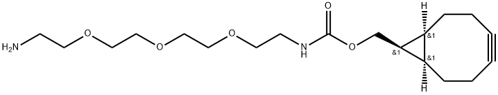 5,?8,?11-?Trioxa-?2-?azatridecanoic acid, 13-?amino-?, (1α,?8α,?9β)?-?bicyclo[6.1.0]?non-?4-?yn-?9-?ylmethyl ester Structure
