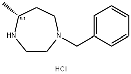 1-benzyl-5-(R)-methyl-1,4-diazepan dihydrochloride Structure