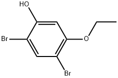 2,4-Dibromo-5-ethoxyphenol Structure