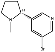 (R)-3-Bromo-5-(1-methyl-pyrrolidin-2-yl)-pyridine Structure