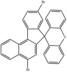 5,9-Dibromospiro[7H-benzo[c]fluorene-7,9′-[9H]thioxanthene] Structure