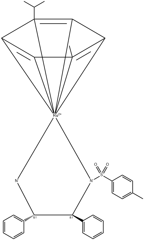 Ruthenium tosyl dpen 구조식 이미지