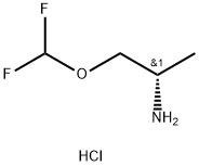 (S)-1-(difluoromethoxy)propan-2-amine HCl Structure