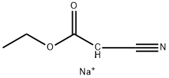 Acetic acid, 2-cyano-, ethyl ester, ion(1-), sodium salt (1:1) Structure