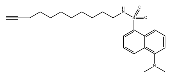 5-(Dimethylamino)-N-(undec-10-yn-1-yl)naphthalene-1-sulfonamide Structure