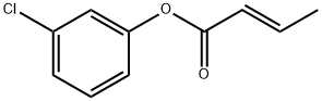 3-chlorophenyl(2E)-but-2-enoate Structure