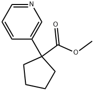 methyl1-(pyridin-3-yl)cyclopentane-1-carboxylate Structure