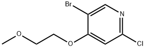 5-bromo-2-chloro-4-(2-methoxyethoxy)pyridine Structure