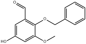 2-(benzyloxy)-5-hydroxy-3-methoxybenzaldehyde Structure