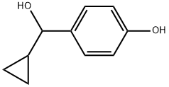 4-(cyclopropyl(hydroxy)methyl)phenol Structure