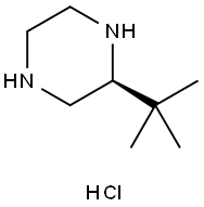 (S)-2-(tert-butyl)piperazine dihydrochloride Structure