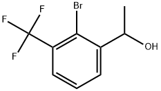 1-(2-Bromo-3-(trifluoromethyl)phenyl)ethanol Structure