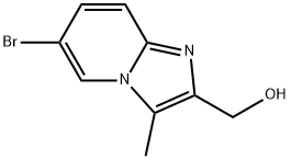 {6-bromo-3-methylimidazo[1,2-a]pyridin-2-yl}methanol Structure