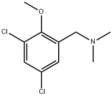 3,5-Dichloro-2-methoxy-N,N-dimethylbenzenemethanamine Structure