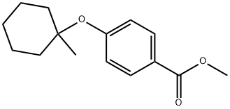 Methyl 4-[(1-methylcyclohexyl)oxy]benzoate Structure